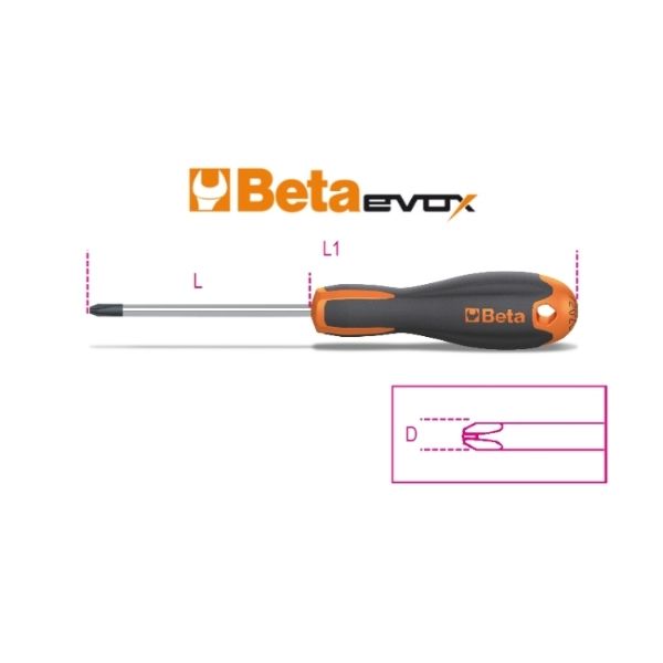 Beta 1202E Yıldız Tornavida 3x100mm