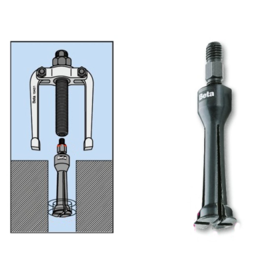 Beta 1544/A İç Rulman Çektirme 7÷9 mm