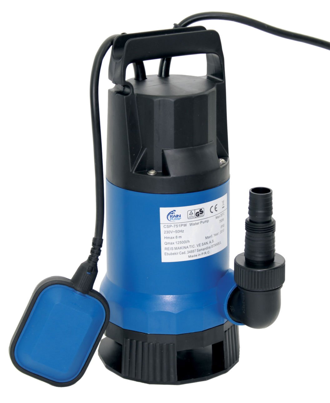 Rain Pump CSP751PW Plastik Gövdeli Atık Su Drenaj Pompası