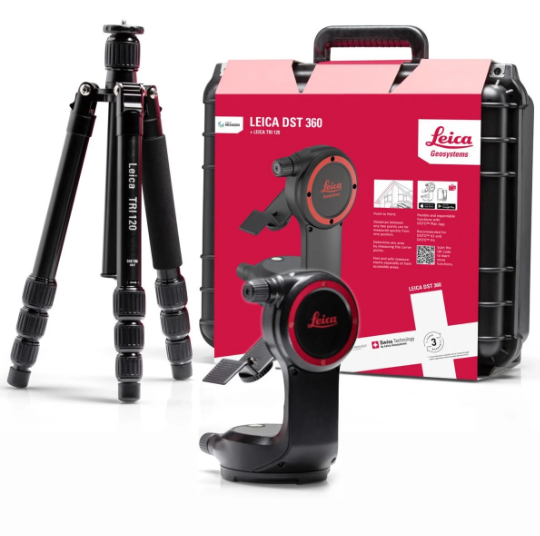Leica DST360 SET DISTO X3 ve X4 İçin Kameralı Dış Saha Lazer Metre Seti