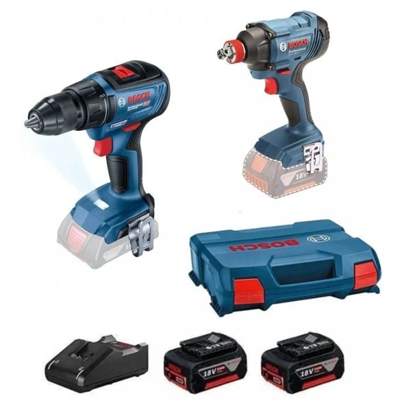 Bosch GDX 180-LI + GSR 18V-50 Akülü Vidalama Set