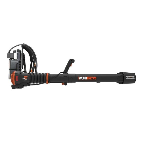 WORX 80Volt 4.0Ah. Li-ion Devir Ayarlı Sırt Tipi Yaprak Üfleme