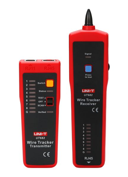 Uni-t UT682 RJ11/RJ45 Telefon Hattı Test Cihazı