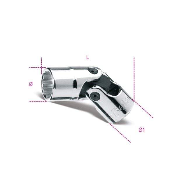 Beta 910B/SN16 6 Köşe Lokma 3/8''