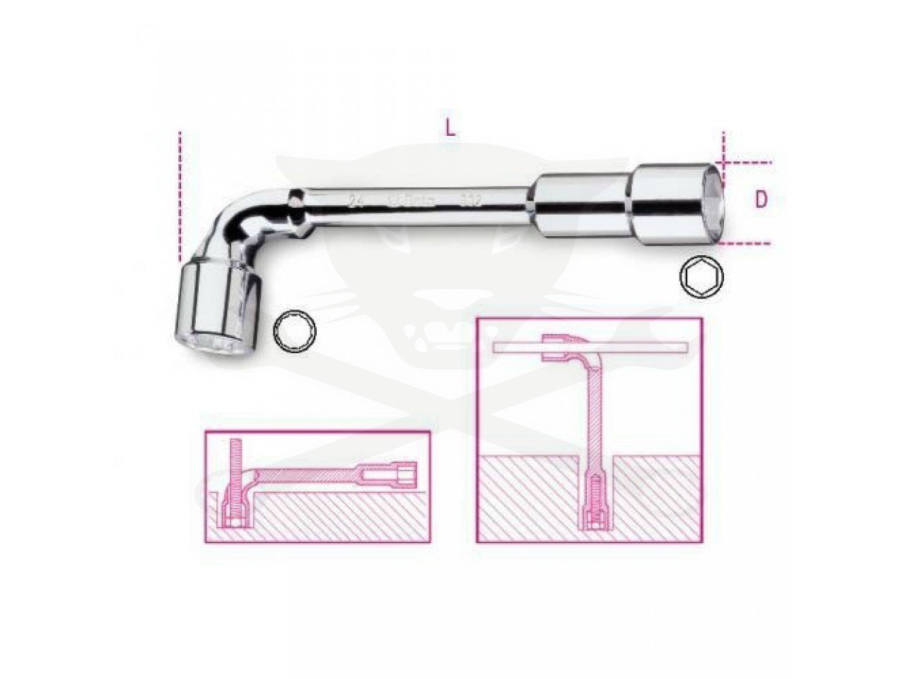 Beta 932 Pipo Anahtar 6x6mm