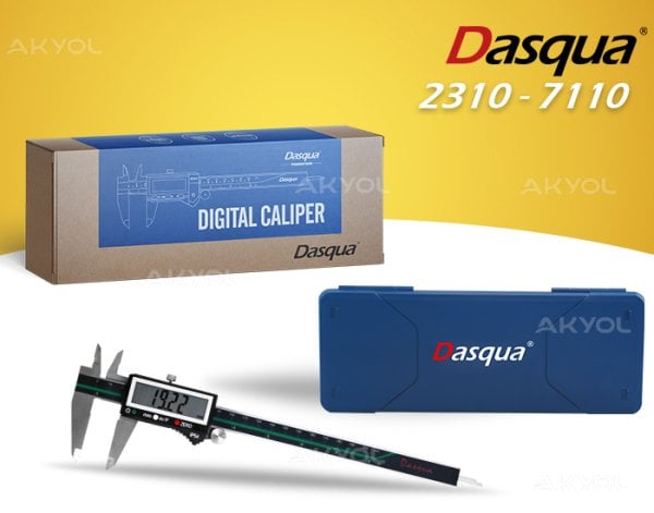 Dasqua 2310-7110 Dijital Kumpas 0-200mm (IP54 Korumalı)