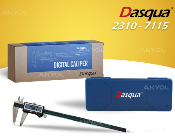 Dasqua 2310-7115 Dijital Kumpas 0-300mm (IP54 Korumalı)