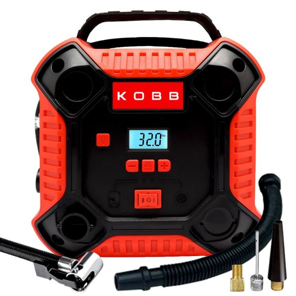 KOBB KB250 160 PSI Dijital Basınç Göstergeli Lastik ve Yatak Şişirme Pompası 12Volt