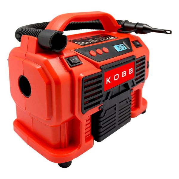 KOBB KB300 160 PSI Dijital Basınç Göstergeli Lastik ve Yatak Şişirme Pompası 12Volt/220Volt