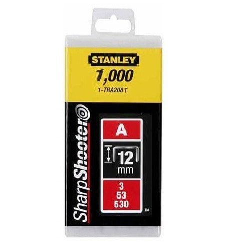 Stanley 1-TRA208T Hafif Hizmet Tipi Zımba Tel Setleri 12 mm (1000 Adet)