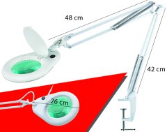 Tello Led Işıklı Ayaklı Büyüteç 5X-56 Led