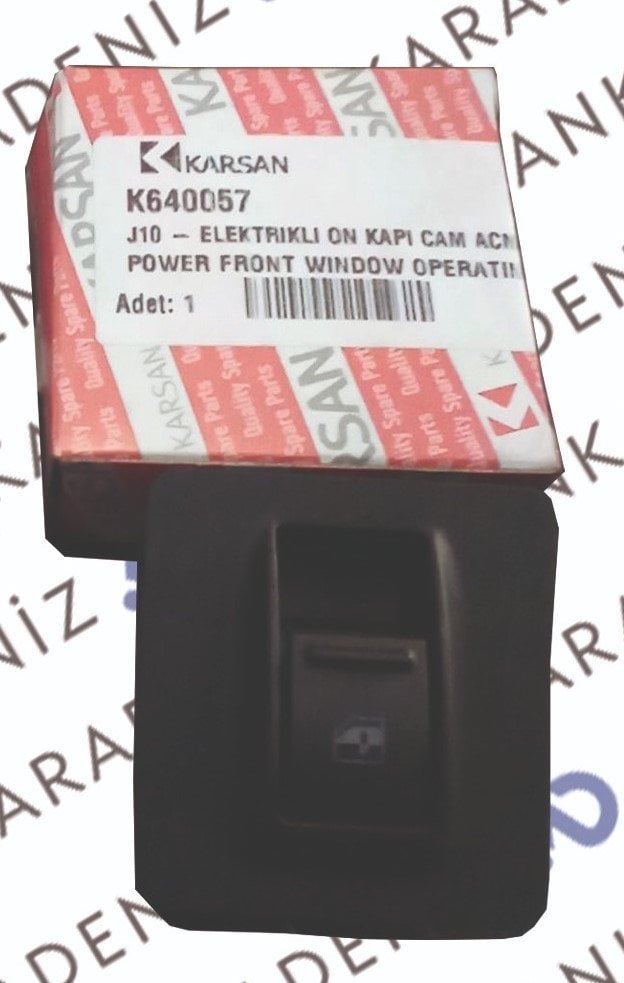 Karsan Elektrikli Ön Kapı Cam Açma 1Li Buton J10 K640057