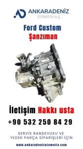 FORD CUSTOM REVİZYONLU ŞANZUMAN 2.EL VİTES KUTUSU