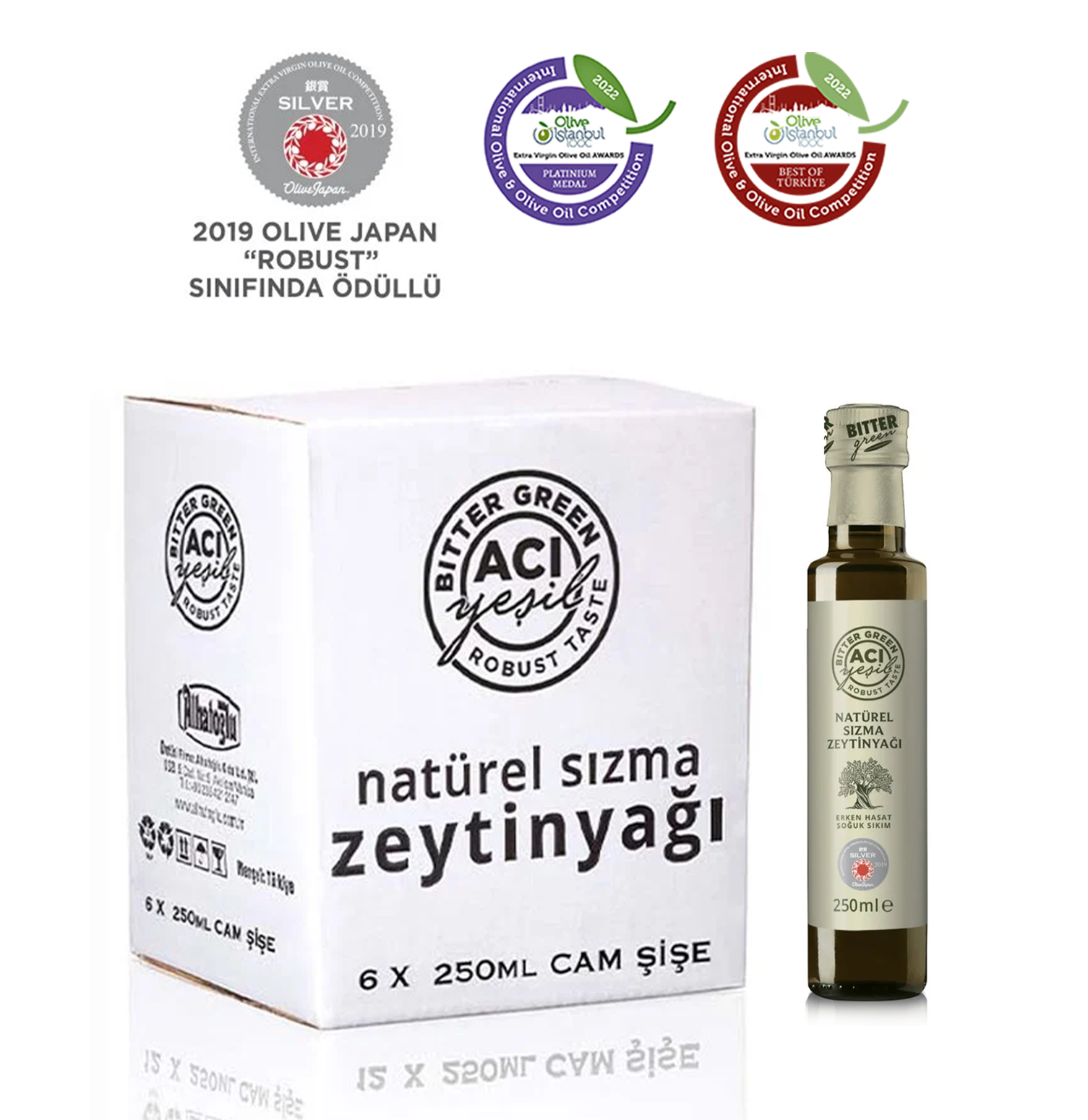 250ml x12 ACI YEŞİL (BITTER GREEN) (YENİ SEZON)