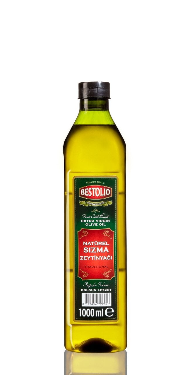 1000ml BESTOLIO NATUREL SIZMA ZEYTİNYAĞI (YENİ HASAT)
