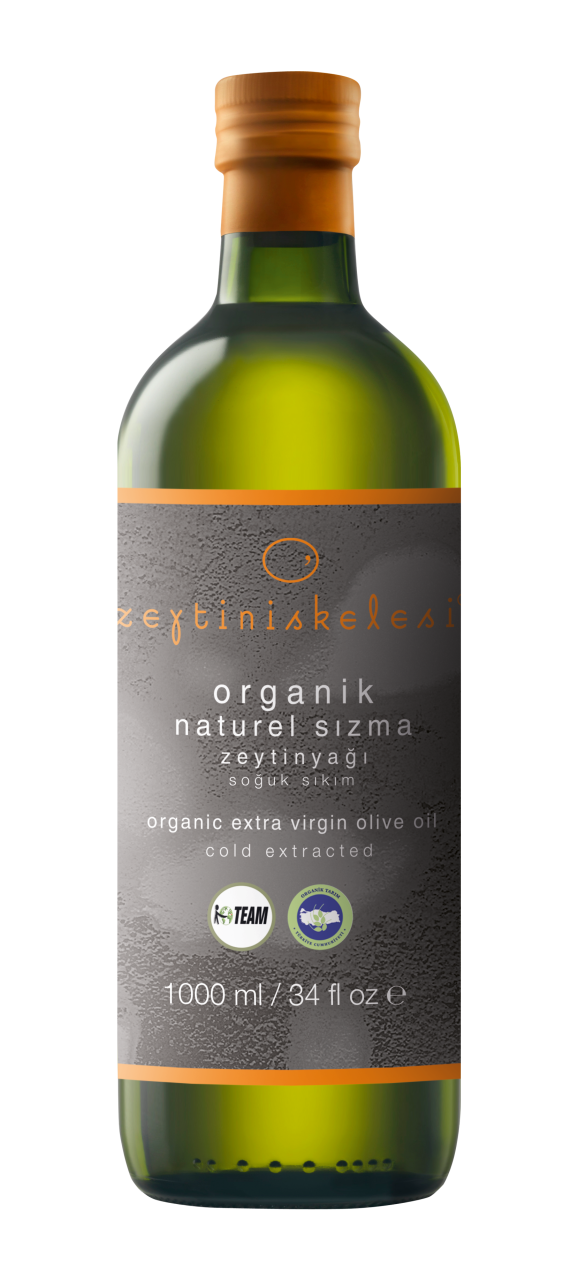 ORGANİK NATUREL SIZMA ZEYTİNYAĞI 1000ml Cam Şişe