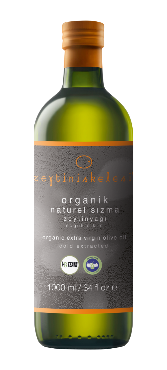 ORGANİK NATUREL SIZMA ZEYTİNYAĞI 1000ml Cam Şişe