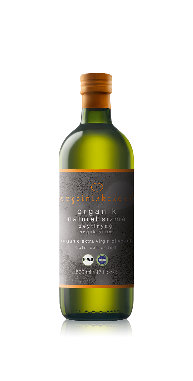 ORGANİK NATUREL SIZMA ZEYTİNYAĞI 500ml Cam Şişe