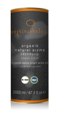 ORGANİK NATUREL SIZMA ZEYTİNYAĞI 2000ml Teneke