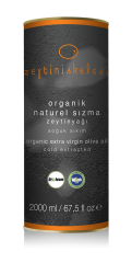 ORGANİK NATUREL SIZMA ZEYTİNYAĞI 2000ml Teneke