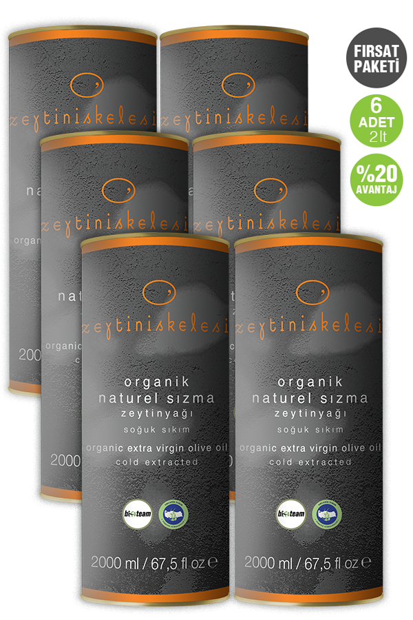 FIRSAT PAKETİ (2000ml Organik x 6 Adet)