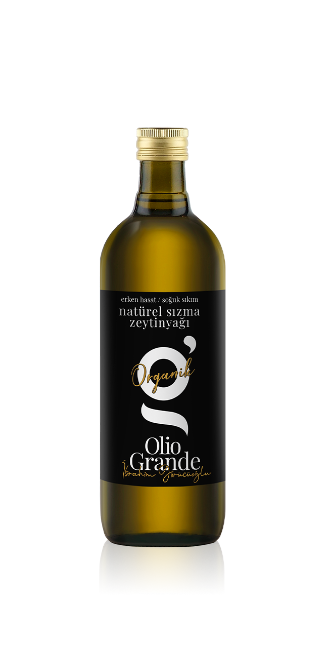OLIO GRANDE 500ml. ORGANİK ERKEN HASAT SOĞUK SIKIM ZEYTİNYAĞI