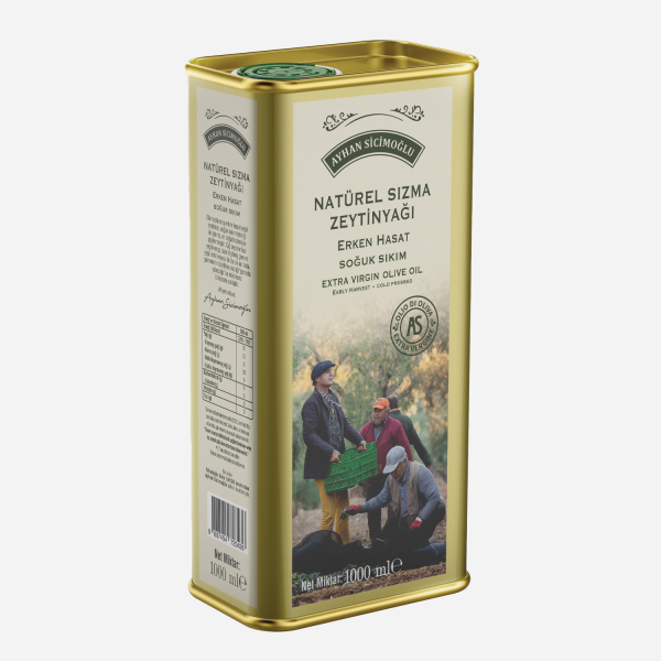 1 LT NATUREL SIZMA ZEYTİNYAĞI (TENEKE) (YENİ HASAT)