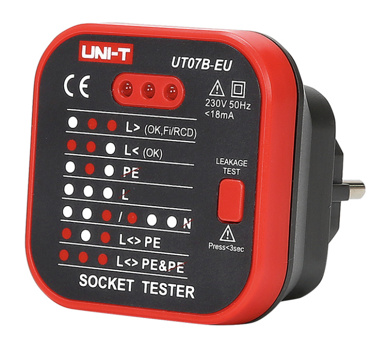 UNI-T 07B-EU Soket Test Cihazı