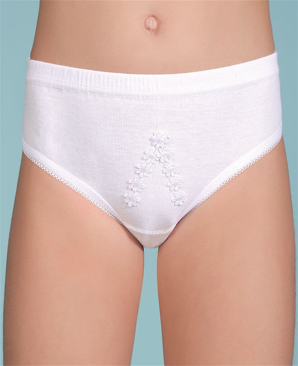 Berrak 2560 Kız Çocuk Papatya Bikini Külot 11-12 Yaş