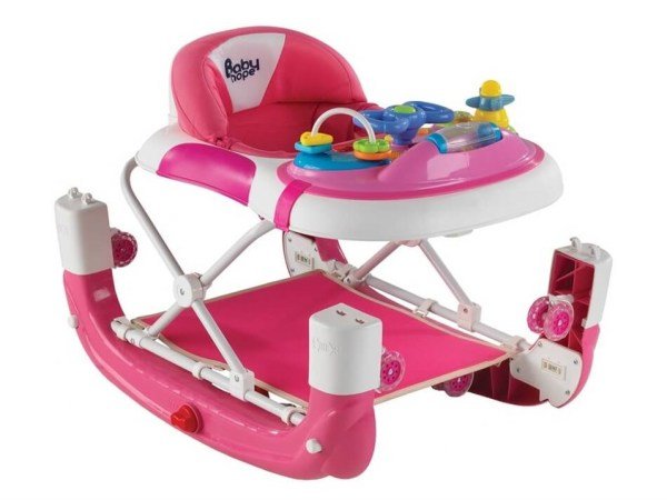 Babyhope 212 Royal Yürüteç  Pembe