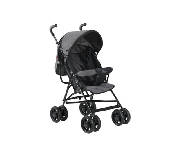 Babyhope SC-100 Tam Yatarlı Baston Bebek Arabası Siyah