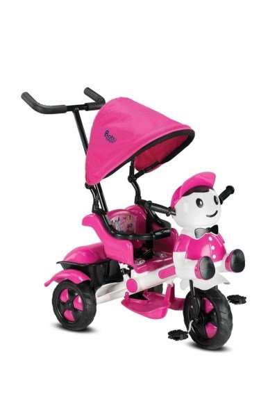 Babyhope 125 Yupi Panda 3 Tekerlekli Bisiklet Pembe