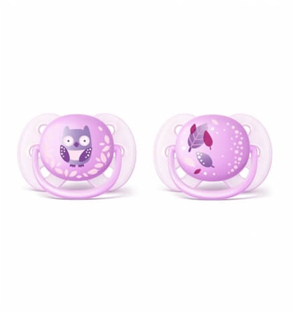 Philips Avent SCF227/20 Ultra Soft Desenli Emzik – 0 -6 Kız