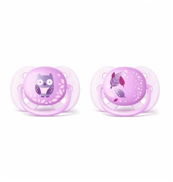 Philips Avent SCF227/20 Ultra Soft Desenli Emzik – 0 -6 Kız