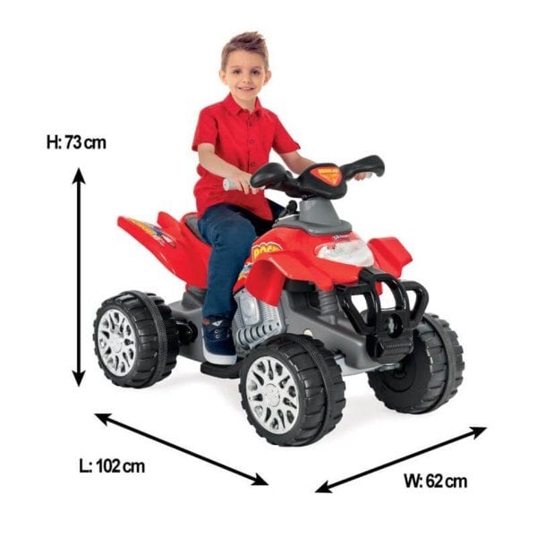 Pilsan Roket Akülü Atv Kırmızı