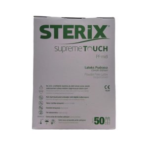 Sterix Supreme Touch Lateks Pudrasız Cerrahi Eldiven 50'li (No:7,5)