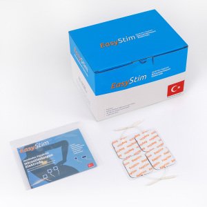 EasyStim Nörostimilasyon Elektrodu x 5cm x 5cm (Kendinden Yapışkanlı) 4'lü Paket