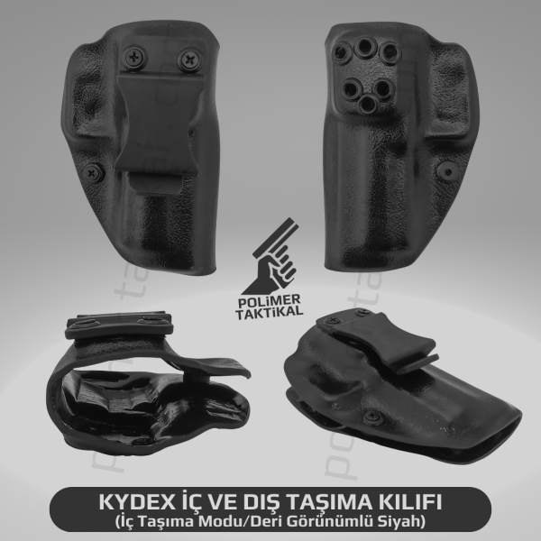 Glock 43 Kydex Tabanca Kılıfı İç Ve Dış Taşıma