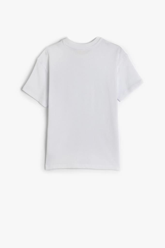 Koton Erkek Çocuk Basic Oversize Tişört Kısa Kollu Bisiklet Yaka Pamuklu
