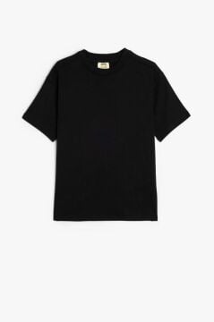 Koton Erkek Çocuk Basic Oversize Tişört Kısa Kollu Bisiklet Yaka Pamuklu