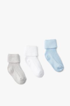 Koton Erkek Bebek 3'lü Basic Çorap Seti Pamuklu