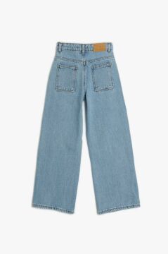 Koton Kız Çocuk İspanyol Paça Kot Pantolon Cep Detaylı Normal Bel - Flare Jean