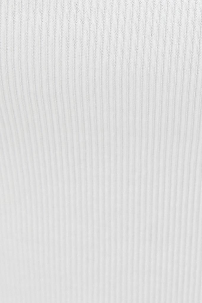 Koton Kolej Crop Tişört Slim Fit Biyeli Kısa Kollu Bisiklet Yaka Pamuklu