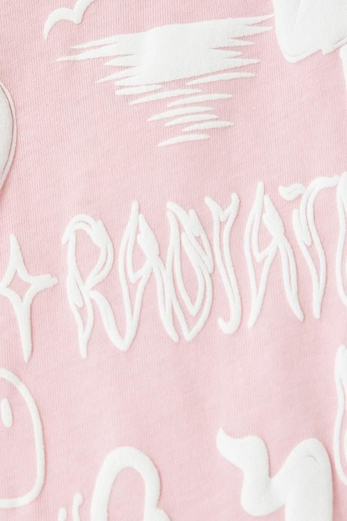 Koton Slogan Baskılı Oversize Bisiklet Yaka Kısa Kollu Tişört