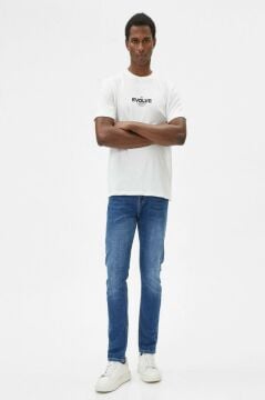 Koton Slim Fit Kot Pantolon - Brad Jean