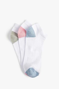 Koton Kadın 3'lü Patik Çorap Seti Çok Renkli