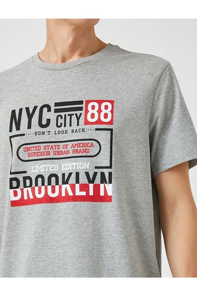 Koton Erkek NYC Baskılı Tişört