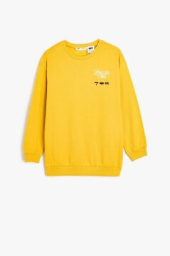 Koton Erkek Çocuk Batman Sweatshirt Lisanslı Baskılı Uzun Kollu Pamuklu