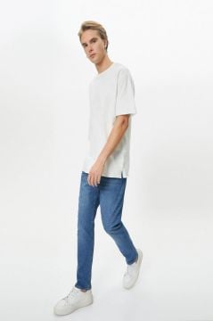 Koton Slim Fit Kot Pantolon - Brad Jean