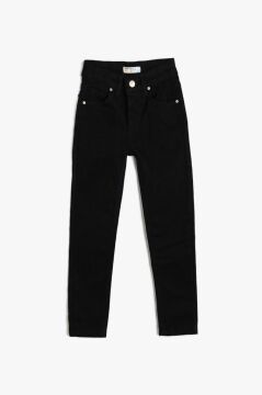 Koton  Çocuk Kot Pantolon Pamuklu Cepli - Slim Jean
